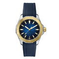 Aquaracer Professional 200 Automatic Date Blue Dial Two-Tone Steel Gold 40mm